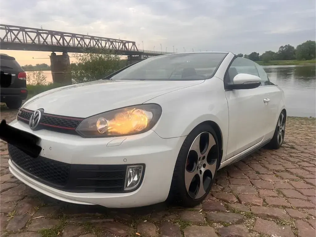 Brugt VW Golf Cabriolet GTI 211 HK (155 kW) 2013 Hvid Cabriolet