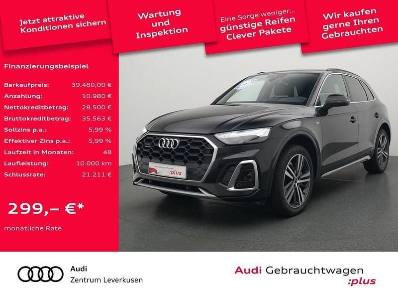 Mythosschwarz metallic Gebraucht 2021 Audi Q5 Ambiente SUV | 39.480 € (Guter Preis) - Bild 1/4