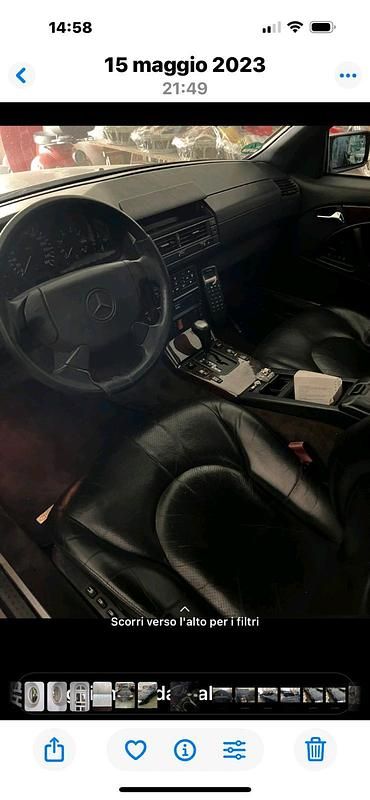 Gebraucht Mercedes SL300 1996 Blau Cabrio