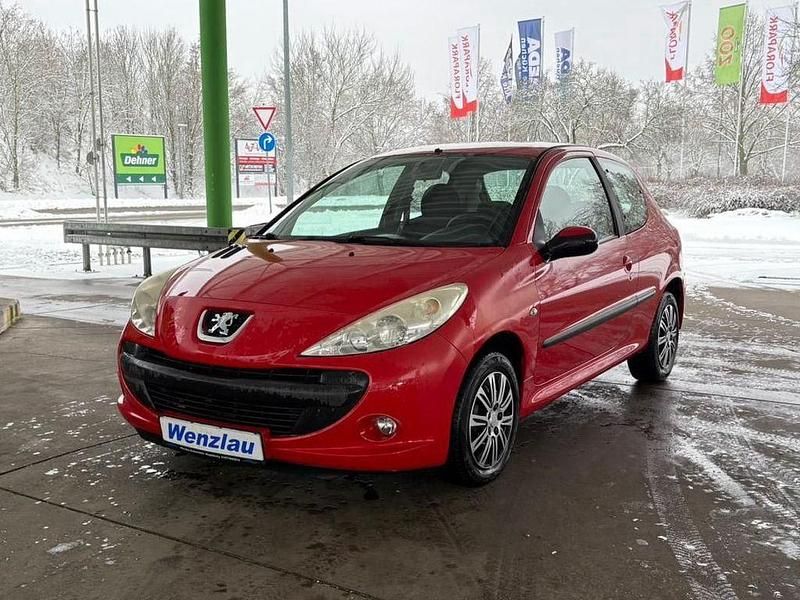 Gebraucht Peugeot 206 60 PS (44 kW) 2009 Rot Kleinwagen