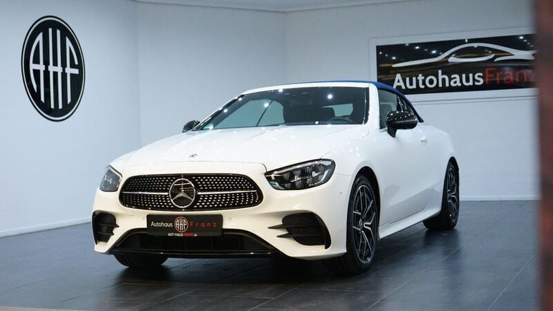 Weiß Gebraucht 2022 Mercedes E450 Cabrio | 56.997 € - Bild 1/4