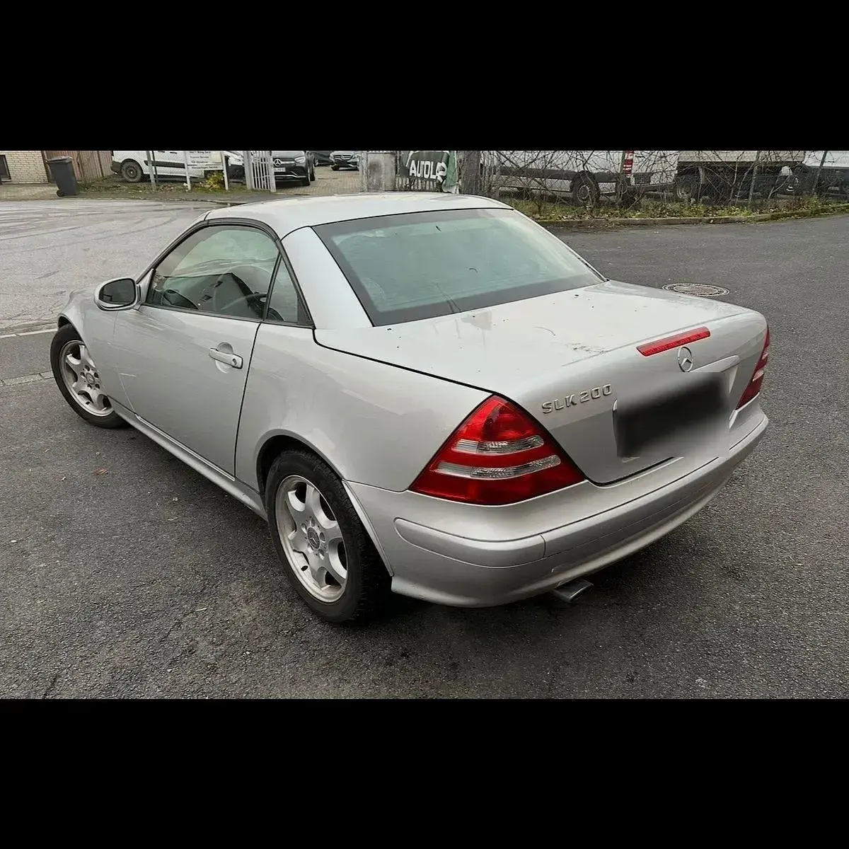 Gebraucht Mercedes SLK200 163 PS (119 kW) 2001 Silber Cabrio