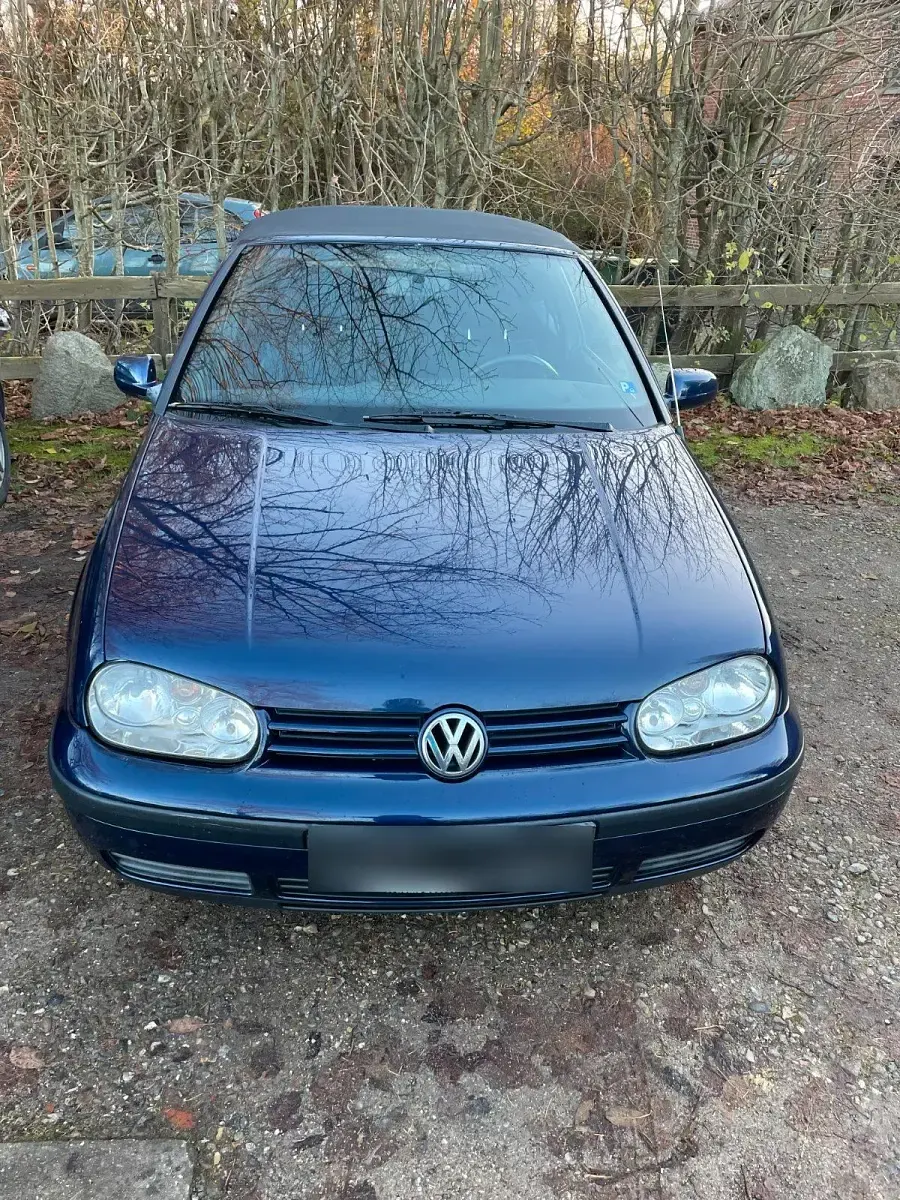 Gebraucht VW Golf 90 PS (66 kW) 2001 Blau Cabrio