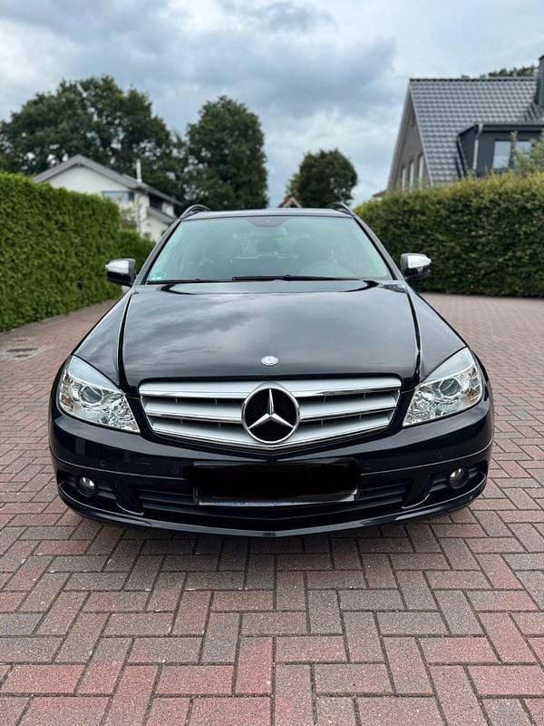 Schwarz Gebraucht 2008 Mercedes C180 Elegance Kombi | 4.999 € (Superpreis) - Bild 1/4