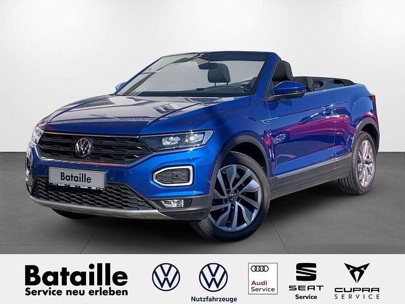 Gebraucht VW T-Roc Cabriolet Active 150 PS (110 kW) 2021 Blau Cabrio