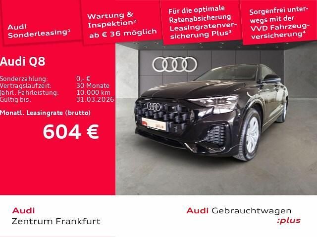 Mythosschwarz metallic/mythoss Gebraucht 2025 Audi Q8 Ambiente SUV | 69.939 € (Guter Preis) - Bild 1/3