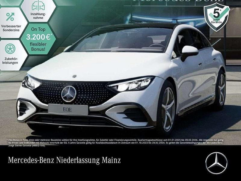 Weiß Gebraucht 2022 Mercedes EQE350 Advanced Plus Limousine | 44.890 € (Superpreis) - Bild 1/3