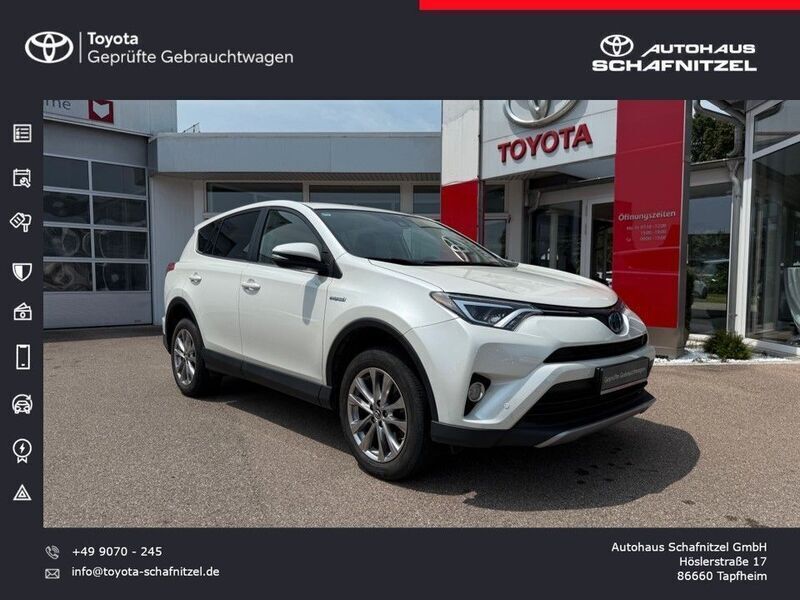 Weiß Gebraucht 2016 Toyota RAV4 Hybrid Edition-S SUV | 19.999 € (Fairer Preis) - Bild 1/4