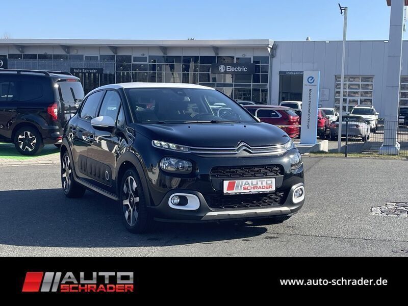 Schwarz Gebraucht 2019 Citroën C3 PureTech Kleinwagen | 13.390 € (Teuer) - Bild 1/4
