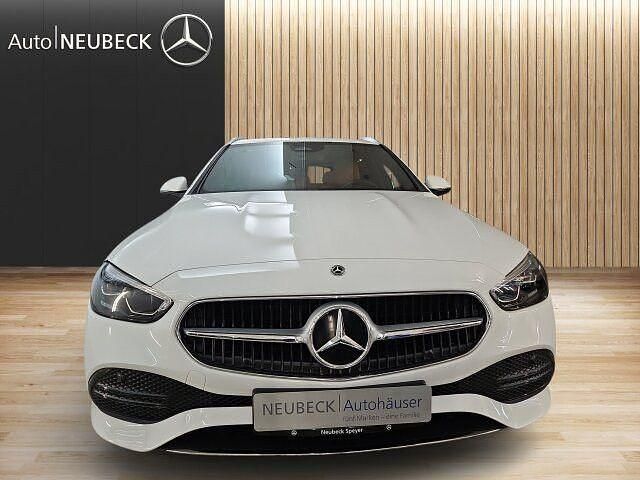 Unilack polarweiß Gebraucht 2023 Mercedes C200 Advanced Plus Kombi | 44.300 € (Teuer) - Bild 1/3