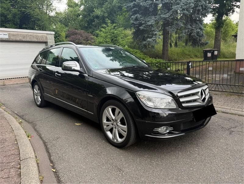 Schwarz Gebraucht 2008 Mercedes C220 Avantgarde Kombi | 3.200 € (Superpreis) - Bild 1/4
