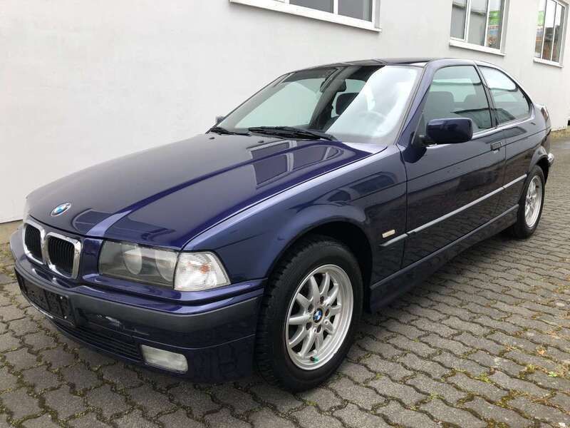 Blau Gebraucht 2000 BMW 316 Compact Kleinwagen | 3.990 € (Teuer) - Bild 1/4