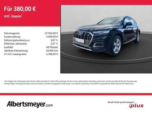 Mythosschwarz metallic Gebraucht 2023 Audi Q5 Ambiente SUV | 46.926 € (Fairer Preis) - Bild 1/4