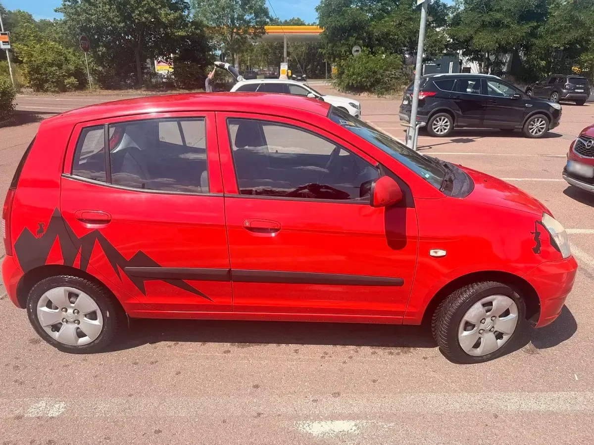 Gebraucht Kia Picanto 65 PS (47 kW) 2006 Rot Kleinwagen