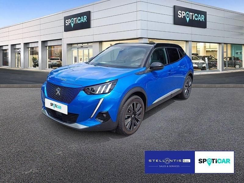 Blau Gebraucht 2021 Peugeot e-2008 GT SUV | 19.290 € (Fairer Preis) - Bild 1/4