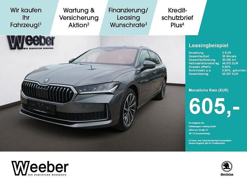 Grau Gebraucht 2024 Skoda Superb LAURIN & KLEMENT Kombi | 46.970 € (Etwas zu teuer) - Bild 1/4