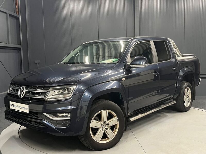 Blau metallic (starlight blue metallic) Gebraucht 2017 VW Amarok Highline Abholung | 35.890 € (Fairer Preis) - Bild 1/4