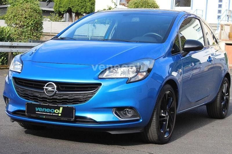 Blau Gebraucht 2016 Opel Corsa Color Edition Limousine | 6.450 € (Superpreis) - Bild 1/4