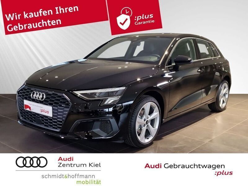 Schwarz Gebraucht 2024 Audi A3 Sportback Sport Limousine | 26.480 € (Superpreis) - Bild 1/4