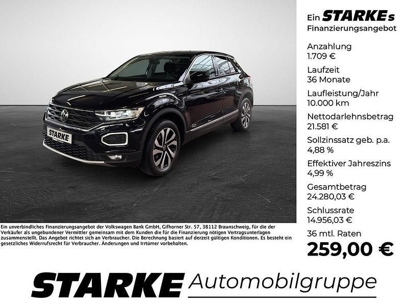 Gebraucht VW T-Roc Active 150 PS (110 kW) 2021 Schwarz SUV