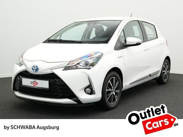 Weiß Gebraucht 2019 Toyota Yaris Hybrid Team Limousine | 15.490 € (Fairer Preis) - Bild 1/4