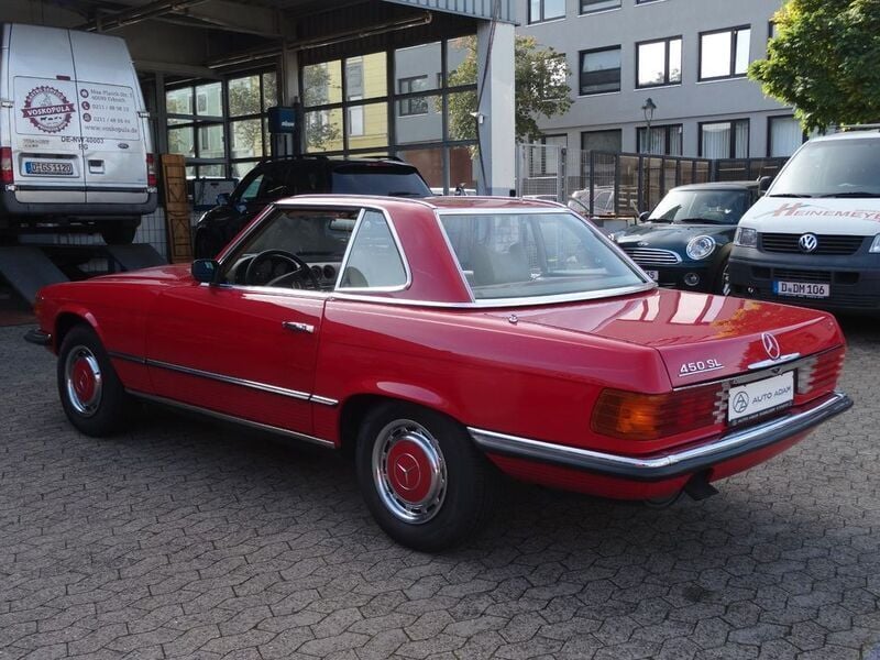 Gebraucht Mercedes SL450 224 PS (164 kW) 1973 Rot Cabrio