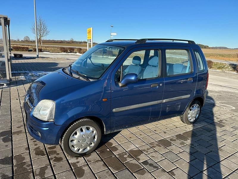Gebraucht Opel Agila 75 PS (55 kW) 2003 Blau Van / Kleinbus