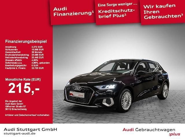 Brillantschwarz Gebraucht 2024 Audi A3 Advanced Plus | 22.720 € (Superpreis) - Bild 1/1
