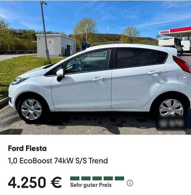 Gebraucht Ford Fiesta 101 PS (74 kW) 2017 Weiß Kleinwagen