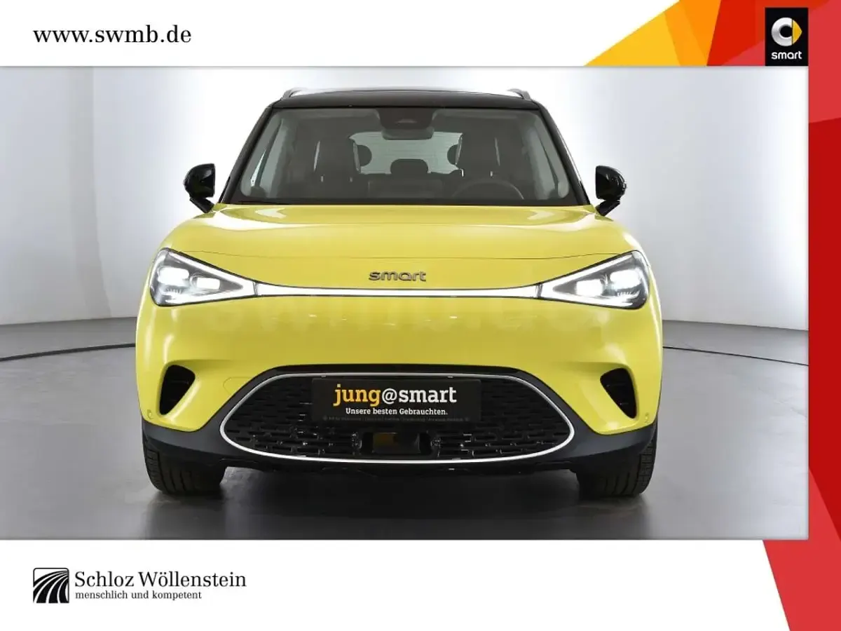 Używany Smart #1 Premium 200 kW (272 KM) 2024 Żółty SUV