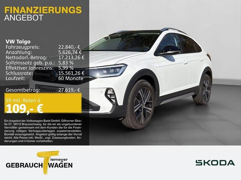 Gebraucht VW Taigo Style 116 PS (85 kW) 2025 Weiß SUV