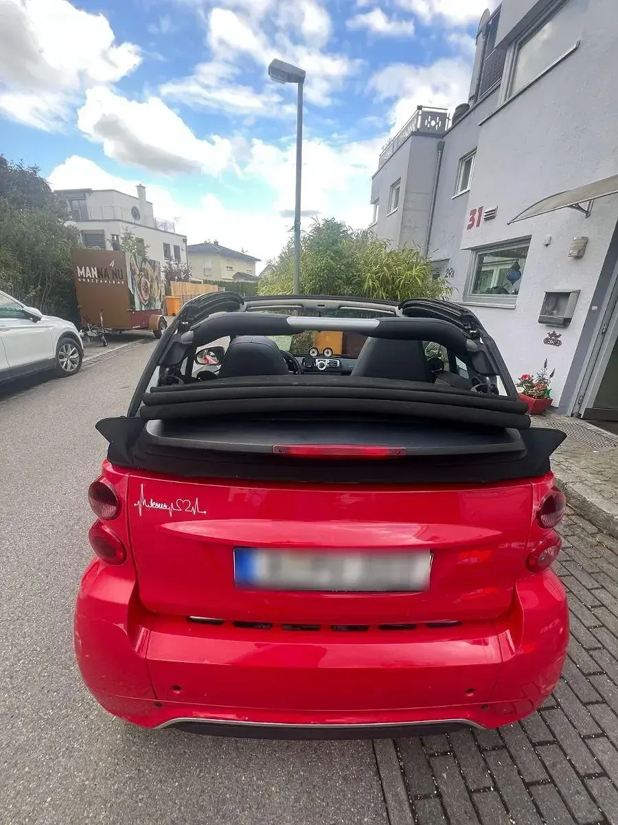Occasion Smart ForTwo Cabrio Passion 71 ch (52 kW) 2012 Rouge Cabriolet