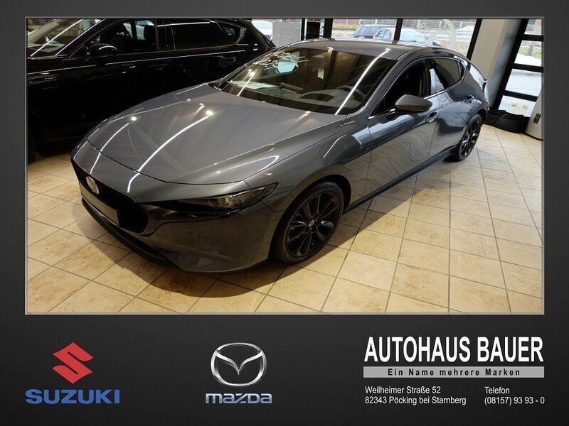 Grau Neu 2024 Mazda 3 Exclusive Limousine | 31.875 € (Fairer Preis) - Bild 1/4
