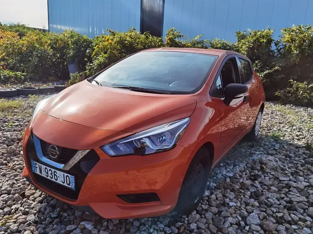 Gebraucht Nissan Micra Acenta 90 PS (66 kW) 2017 Orange Kleinwagen