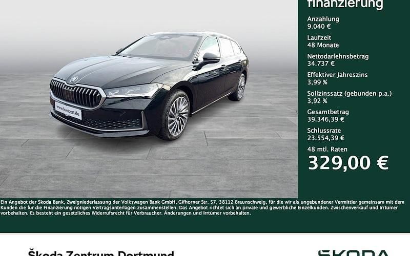 Schwarz Gebraucht 2025 Skoda Superb LAURIN & KLEMENT Kombi | 43.777 € (Superpreis) - Bild 1/4