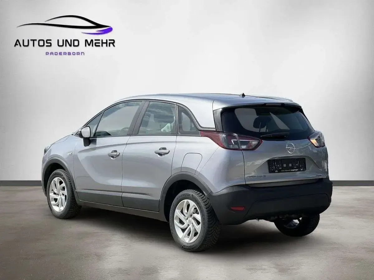 Gebraucht Opel Crossland X Edition 131 PS (96 kW) 2021 Kontrast grauquarz silber SUV