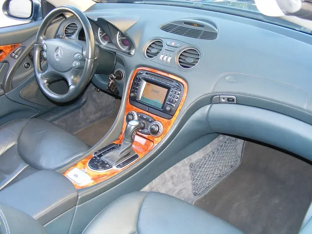 Gebraucht Mercedes SL500 306 PS (225 kW) 2001 Blau Cabrio