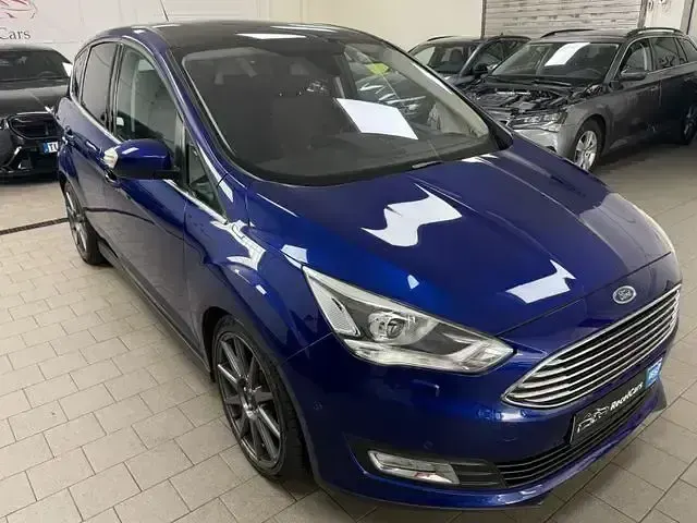 Gebraucht Ford C-MAX Titanium 125 PS (91 kW) 2016 Blau Van / Kleinbus