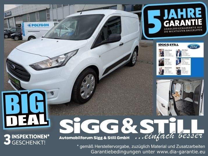 Frostweiß Gebraucht 2021 Ford Transit Trend Kleinwagen | 15.650 € (Superpreis) - Bild 1/4