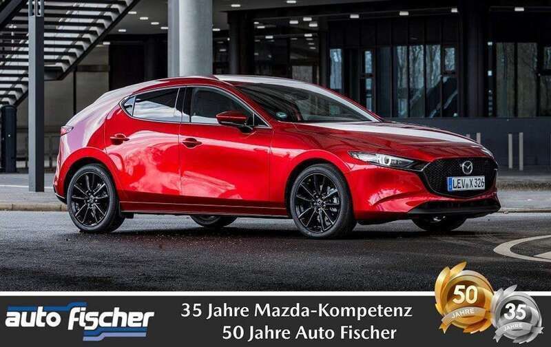 Machine gray Neu 2025 Mazda 3 Exclusive-Line Limousine | 32.590 € (Fairer Preis) - Bild 1/4