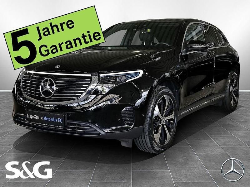 Unilack schwarz Gebraucht 2021 Mercedes EQC400 SUV | 38.970 € (Teuer) - Bild 1/4