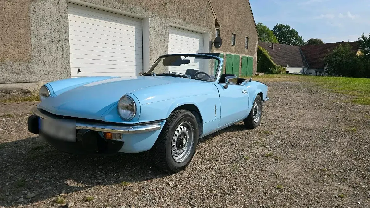 Gebraucht Triumph Spitfire 75 PS (55 kW) 1973 Blau Cabrio