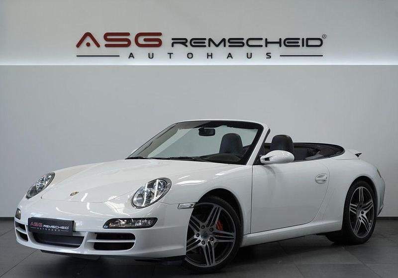 Weiß Gebraucht 2007 Porsche 911 Carrera S Cabriolet Cabrio | 65.900 € (Teuer) - Bild 1/3