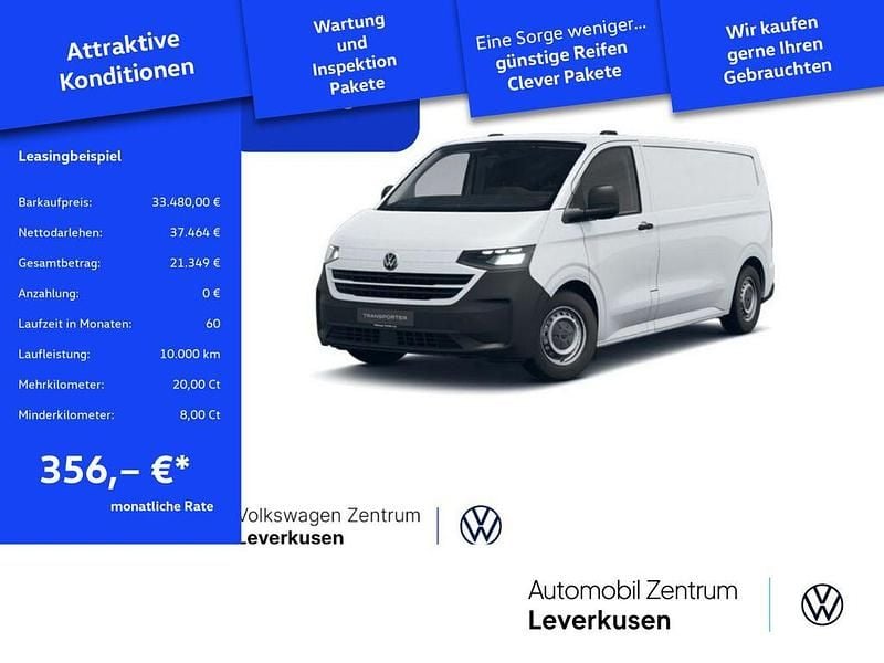 Weiß Neu 2025 VW Transporter Van | 33.480 € - Bild 1/4