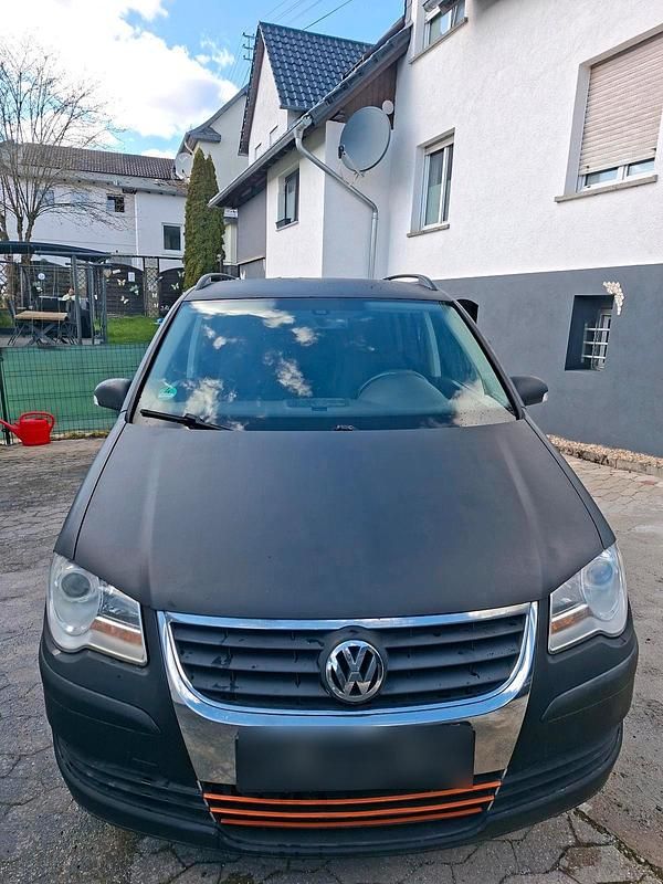 Gebraucht VW Touran 105 PS (77 kW) 2007 Schwarz Van / Kleinbus
