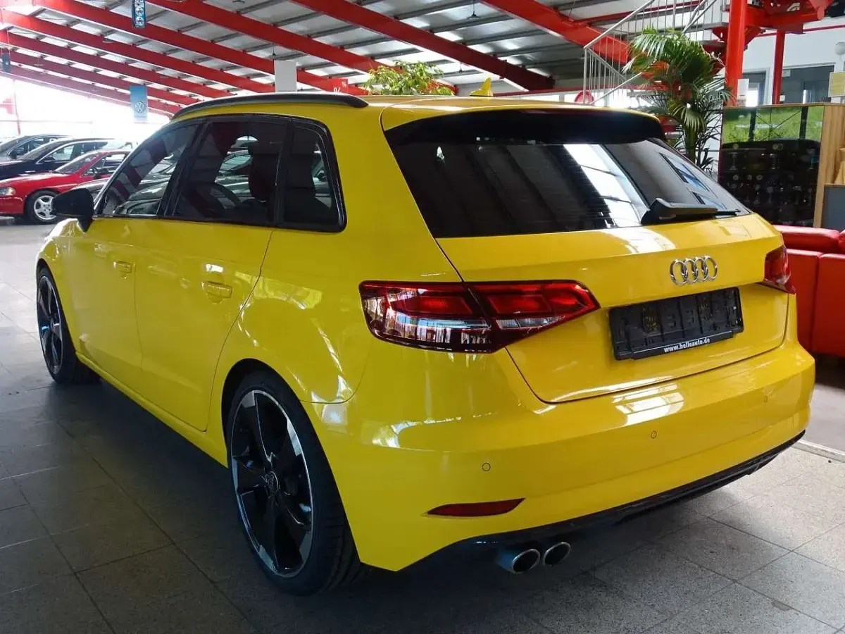 Occasion Audi A3 S-Line 150 ch (110 kW) 2018 Jaune Berline