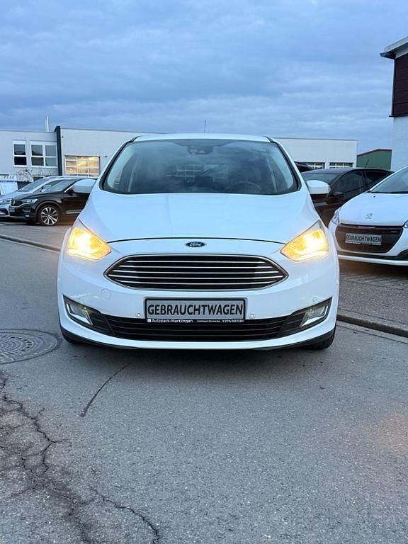 Gebraucht Ford C-MAX Titanium 125 PS (91 kW) 2017 Weiß Van / Kleinbus