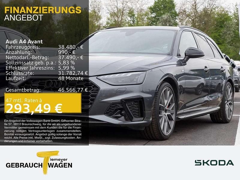 Grau Gebraucht 2024 Audi A4 S-Line Kombi | 38.480 € (Fairer Preis) - Bild 1/1