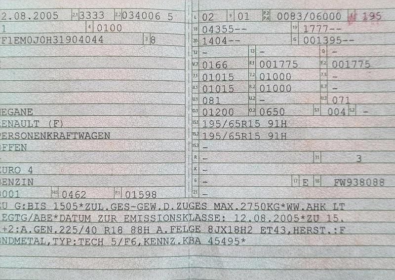 Gebraucht Renault Mégane Cabriolet 113 PS (83 kW) 2005 Rot Cabrio