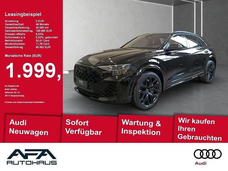 Neu Audi RS Q8 Performance 640 PS (470 kW) 2026 Schwarz SUV